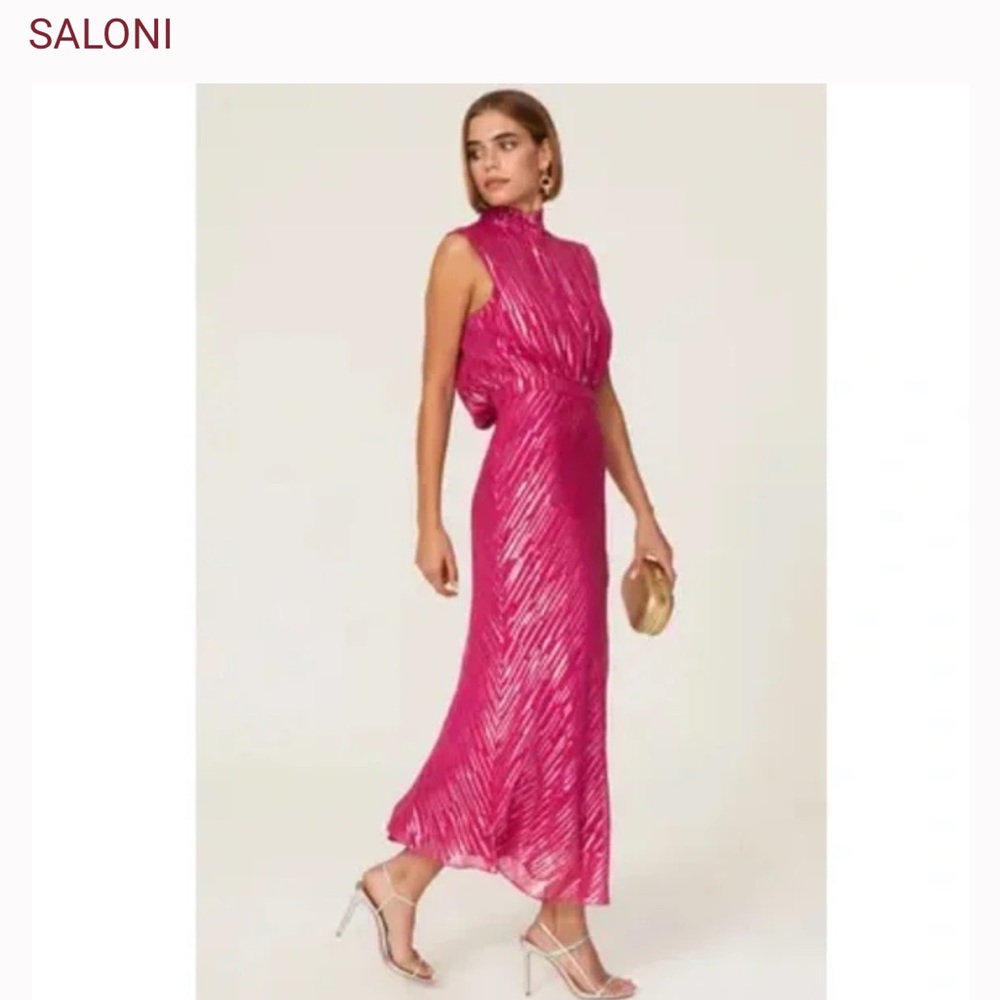 SALONI Fleur MIDI Dress